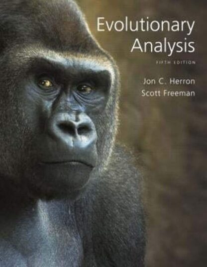 Evolutionary Analysis 5th Edition (PDF Instant Download)