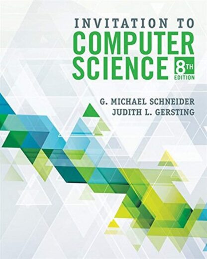 Invitation to Computer Science 8th Edition (PDF Instant Download)