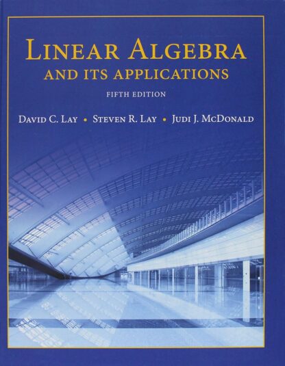 Linear Algebra and Its Applications 5th Edition (PDF Instant download)