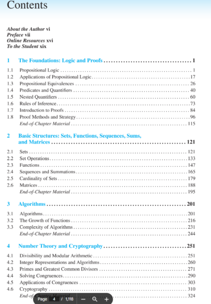 Discrete Mathematics and Its Applications 8th Edition (PDF Instant Download) - Image 2