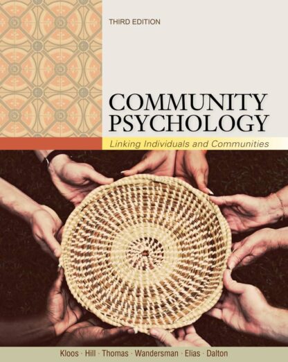 Community Psychology: Linking Individuals and Communities 3rd (PDF Instant Download)