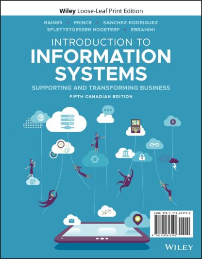 Introduction to Information Systems 5th Canadian Edition (PDF Instant Download)