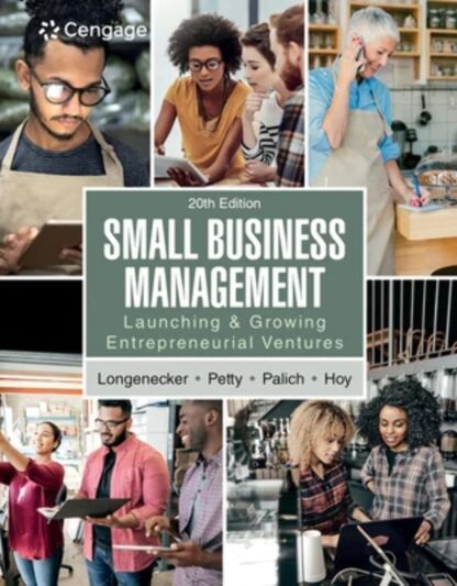 Small Business Management: Launching & Growing Entrepreneurial Ventures 20th Edition (PDF Instant Download)