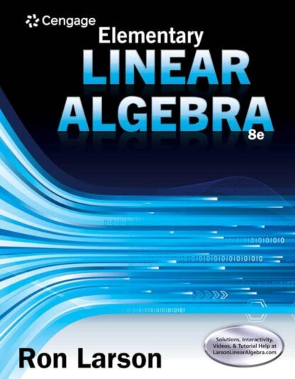 Elementary Linear Algebra 8th Edition (PDF Instant Download)