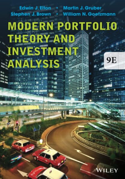 Modern Portfolio Theory and Investment Analysis 9th Edition (PDF Instant Download)