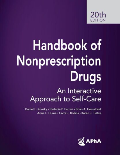 Handbook of Nonprescription Drugs: An Interactive Approach to Self-Care 20th Edition (PDF Instant Download)