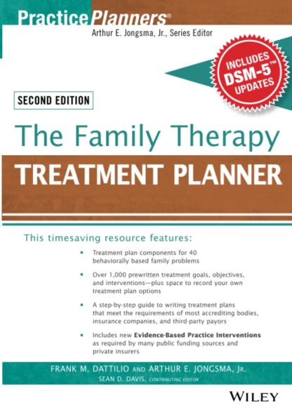 The Family Therapy Treatment Planner 2nd Edition (PDF Instant Download)