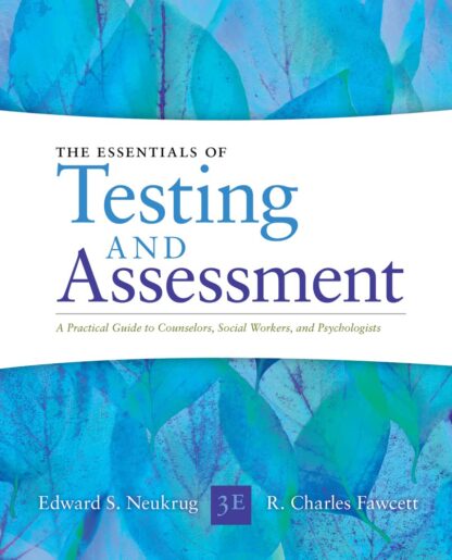 Essentials of Testing and Assessment: A Practical Guide for Counselors, Social Workers, and Psychologists, Enhanced 3rd Edition (PDF Instant Download)