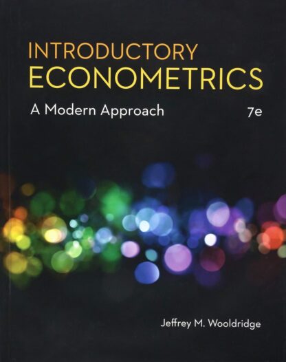 Introductory Econometrics: A Modern Approach Seventh 7th Edition  (PDF Instant Download)