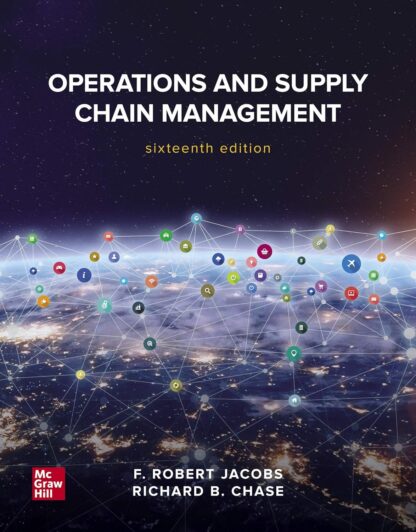 Operations and Supply Chain Management 16th Edition (PDF Instant Download)