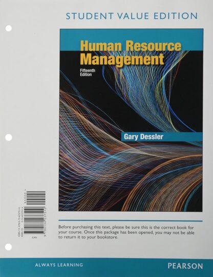 Human Resource Management 15th Edition (PDF Instant Download)