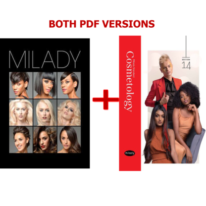 Milady Standard Cosmetology 13th and 14th Edition (PDF Instant Download)