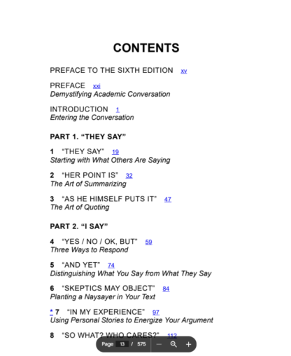 "They Say / I Say" 6th Edition (PDF Instant Download) - Image 2