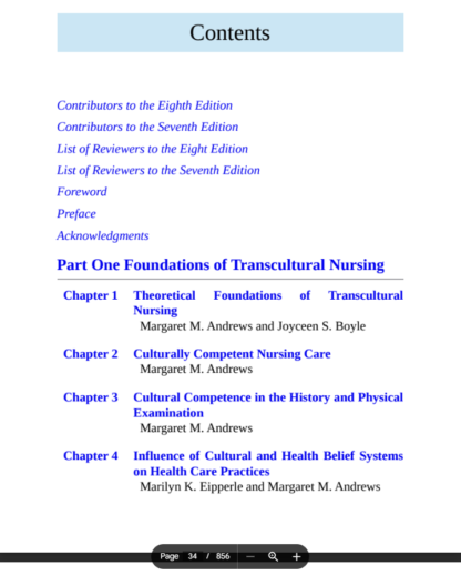 Transcultural Concepts in Nursing Care 8th Edition (PDF Instant Download) - Image 2