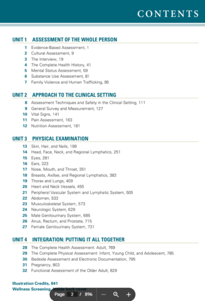 Physical Examination and Health Assessment 9th Edition (PDF Instant Download) - Image 2